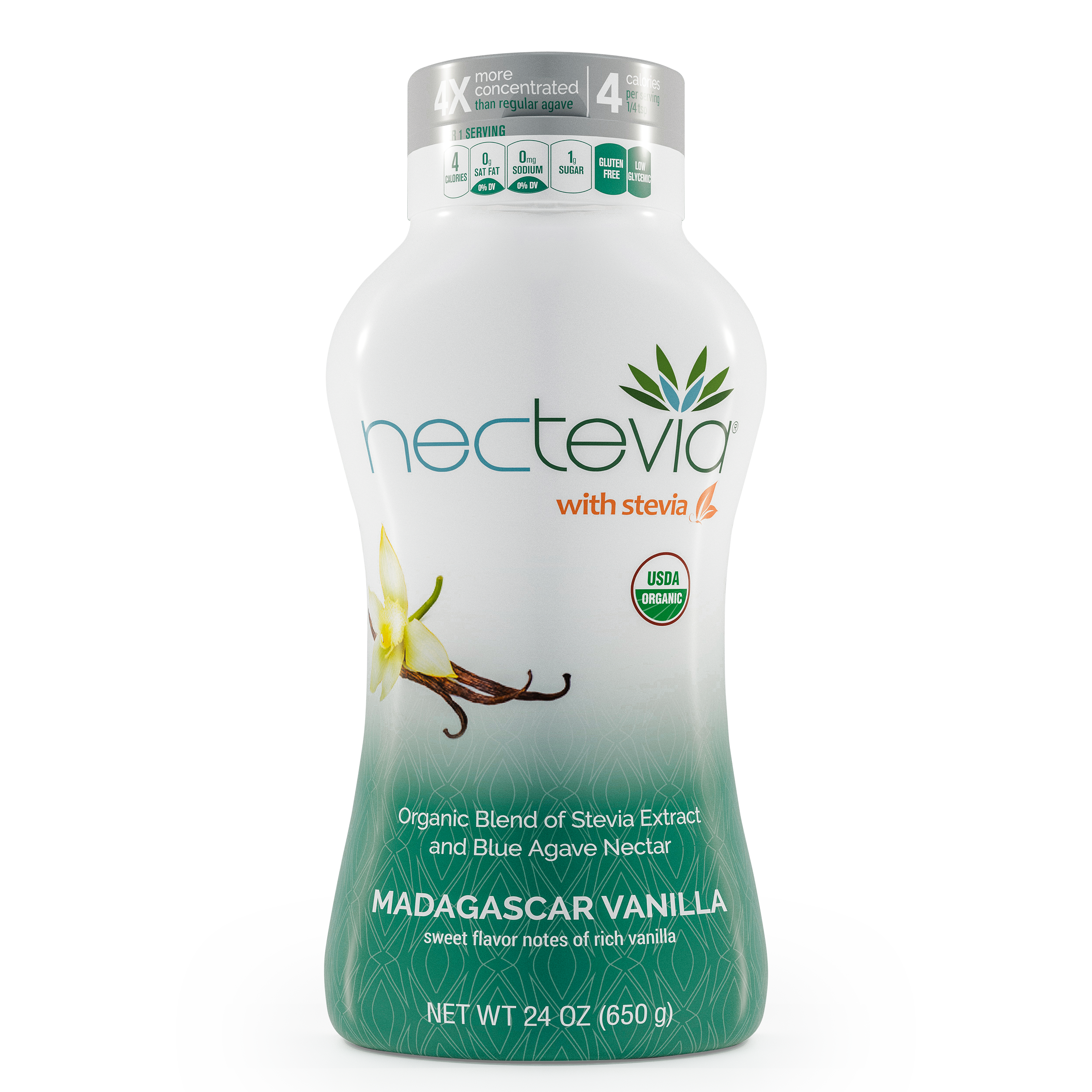 Nectevia Madagascar Vanilla | Stevia Infused Agave Nectar